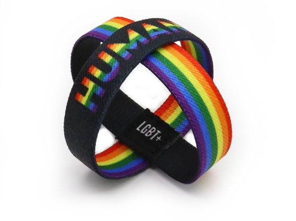 Beide Varianten des LGBT+ Duo-Armbandes