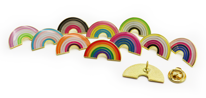 Diversity Pins in 10 unterschiedlichen Designs