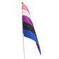 Pride-Minifähnchen (Genderfluid)
