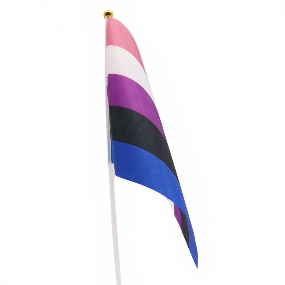 Pride-Minifähnchen (Genderfluid)