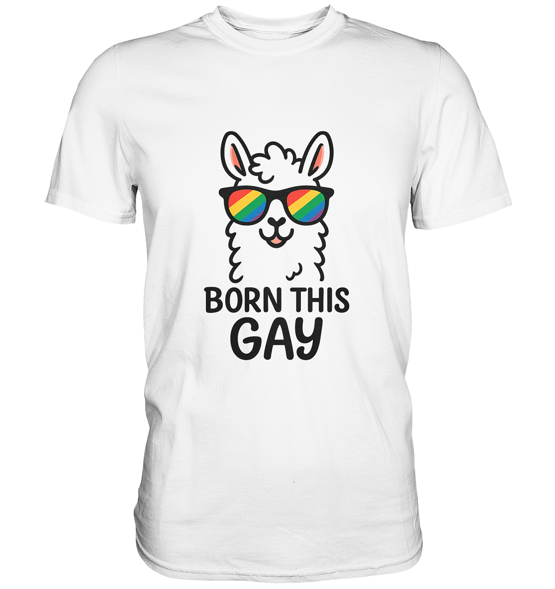 Born This GAY - Lama Edition - Premium Shirt