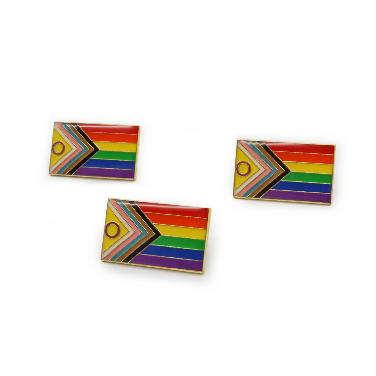 3x Progress Pride Pins (Sparset)