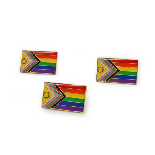 3x Progress Pride Pins (Sparset)