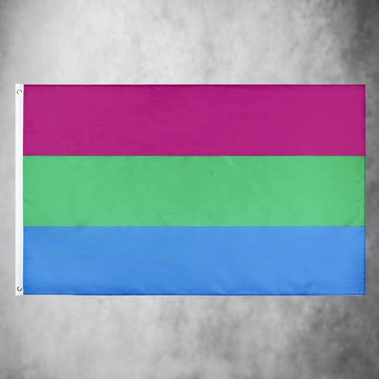 Polysexuelle Flagge (90x150 cm)