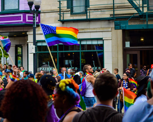 CSD-Parade (Beispielflagge)