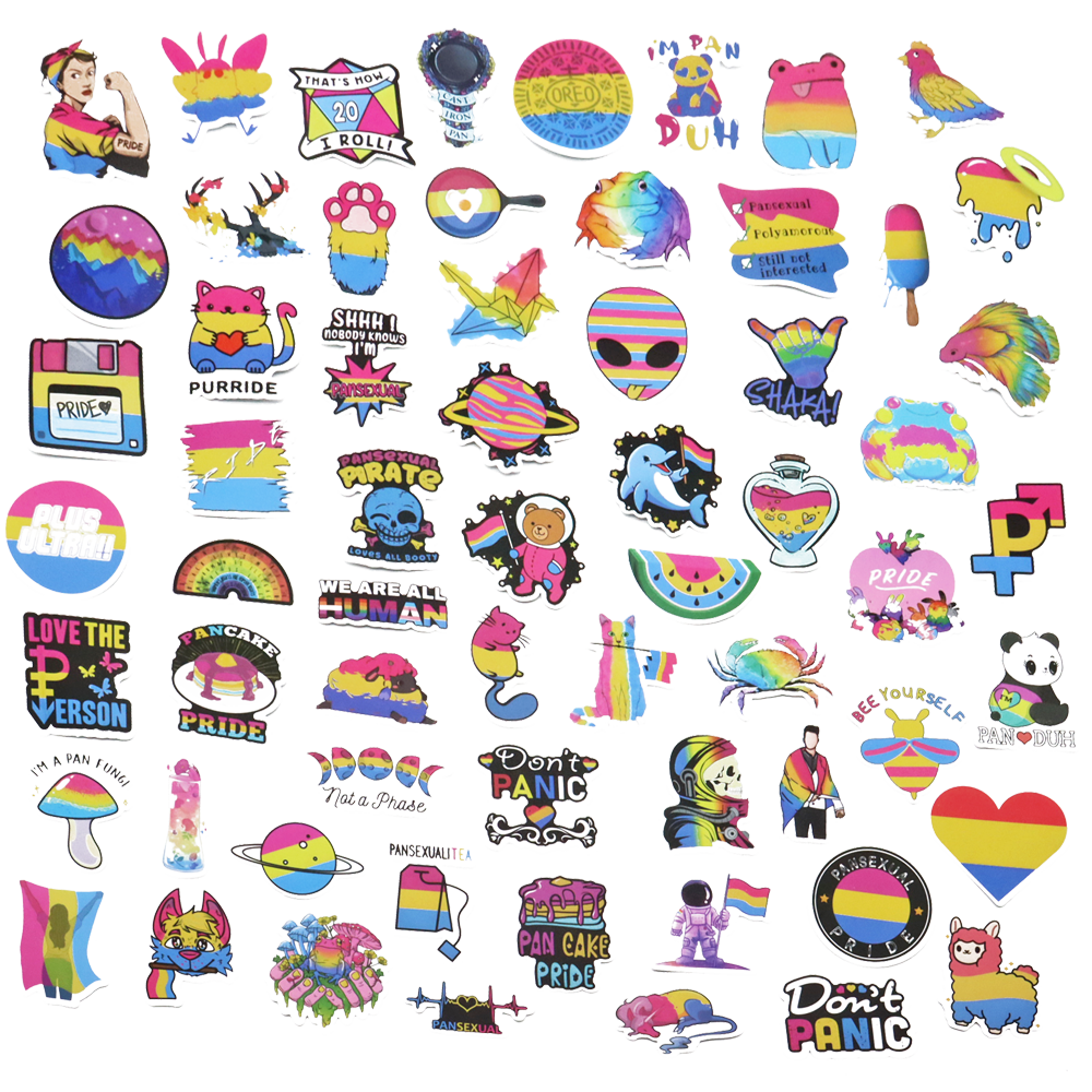 LGBTQ Sticker Set - über 50 fröhlich-freche Pride-Motive