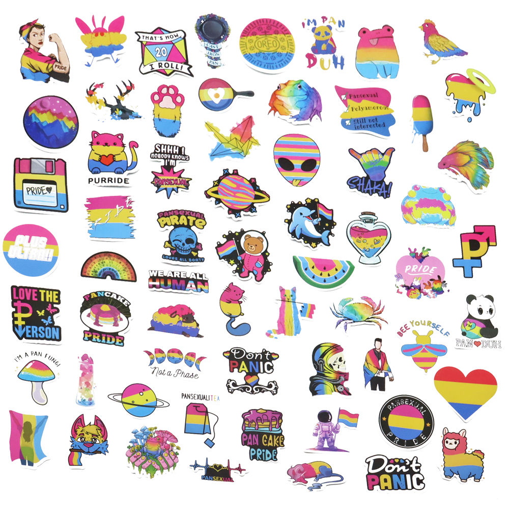 LGBTQ Sticker Set (Pansexuell)