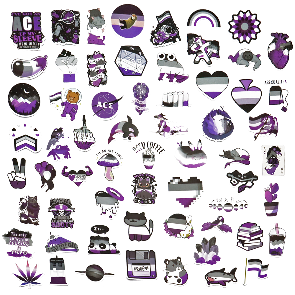 LGBTQ Sticker Set - über 50 fröhlich-freche Pride-Motive