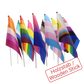 Pride mini flags (10 pcs.)