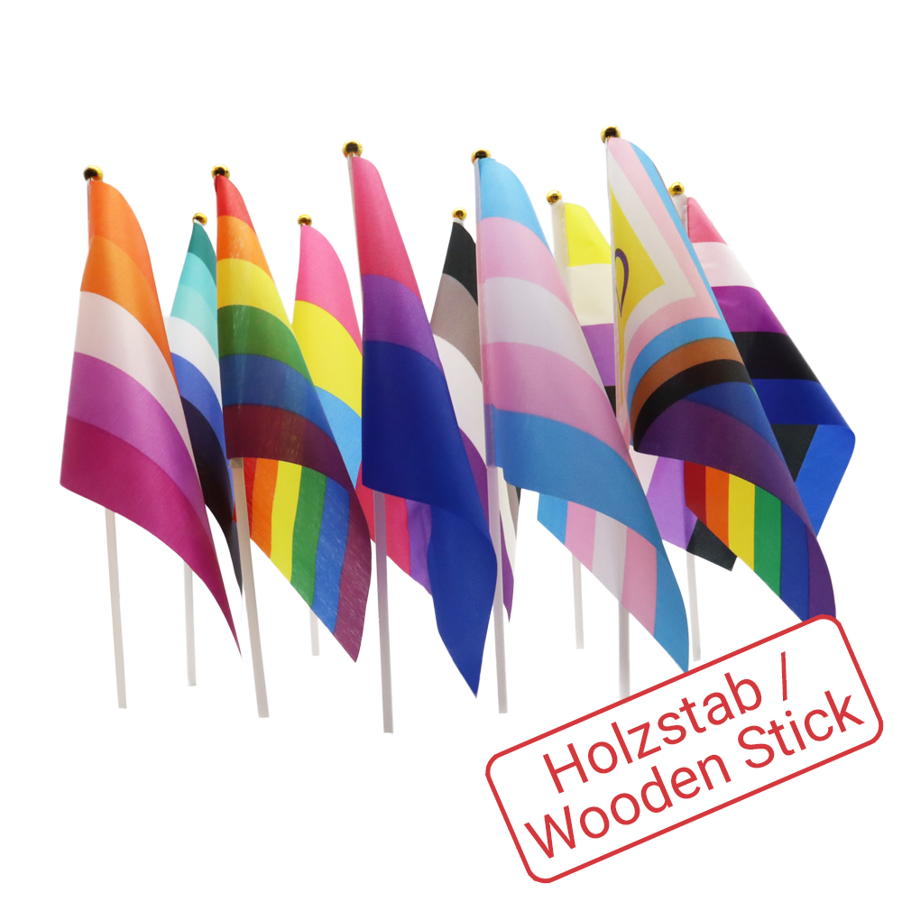 Pride mini flags (10 pcs.)