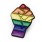 Pride Power Pin (Rainbow)