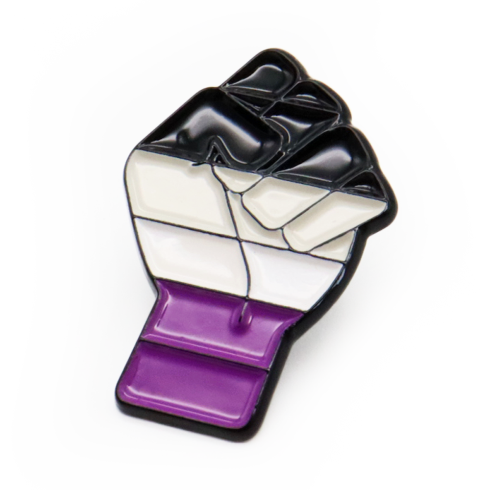 Pride Power Pin (Asexuell)