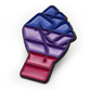 Pride Power Pin (Bisexuell)