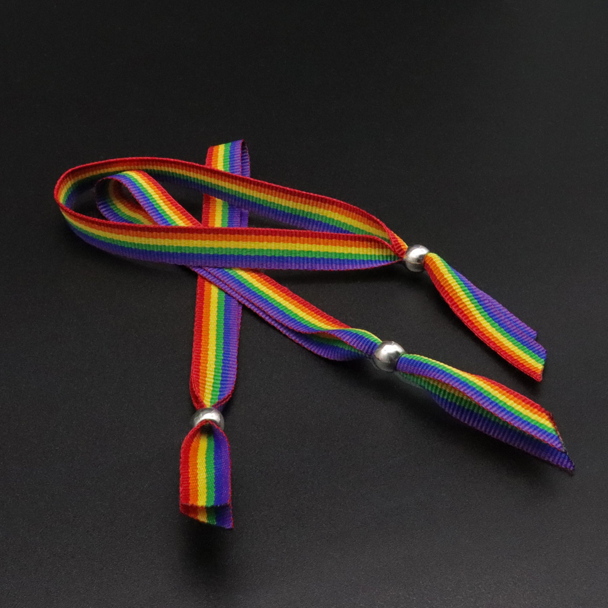 3x flexible Rainbow-Bändchen