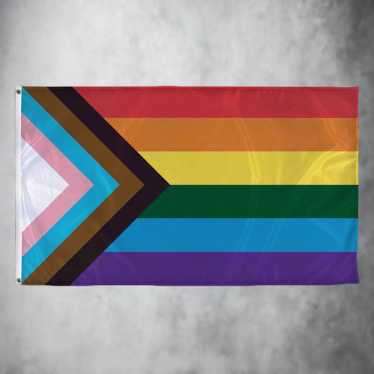 Progress Pride Flagge
